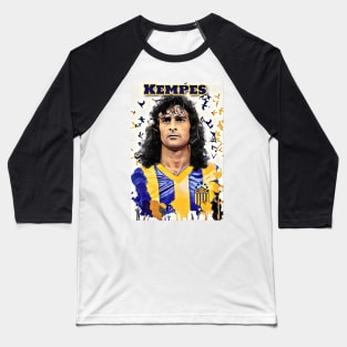 Mario Kempes design Baseball T-Shirt